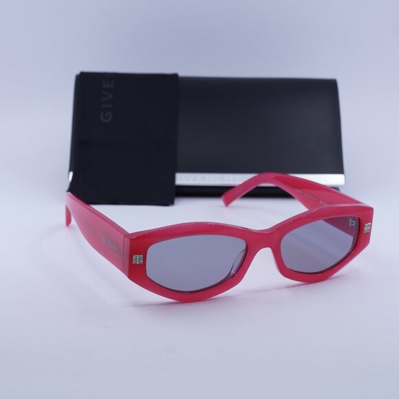 Final Price! Givenchy GV40062I 75A Fuchsia/Grey Sunglasses - Picture 1 of 9